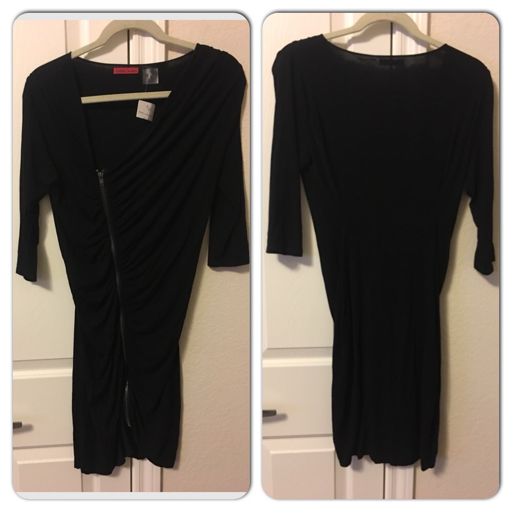 NWT LINQ Black Mini Dress